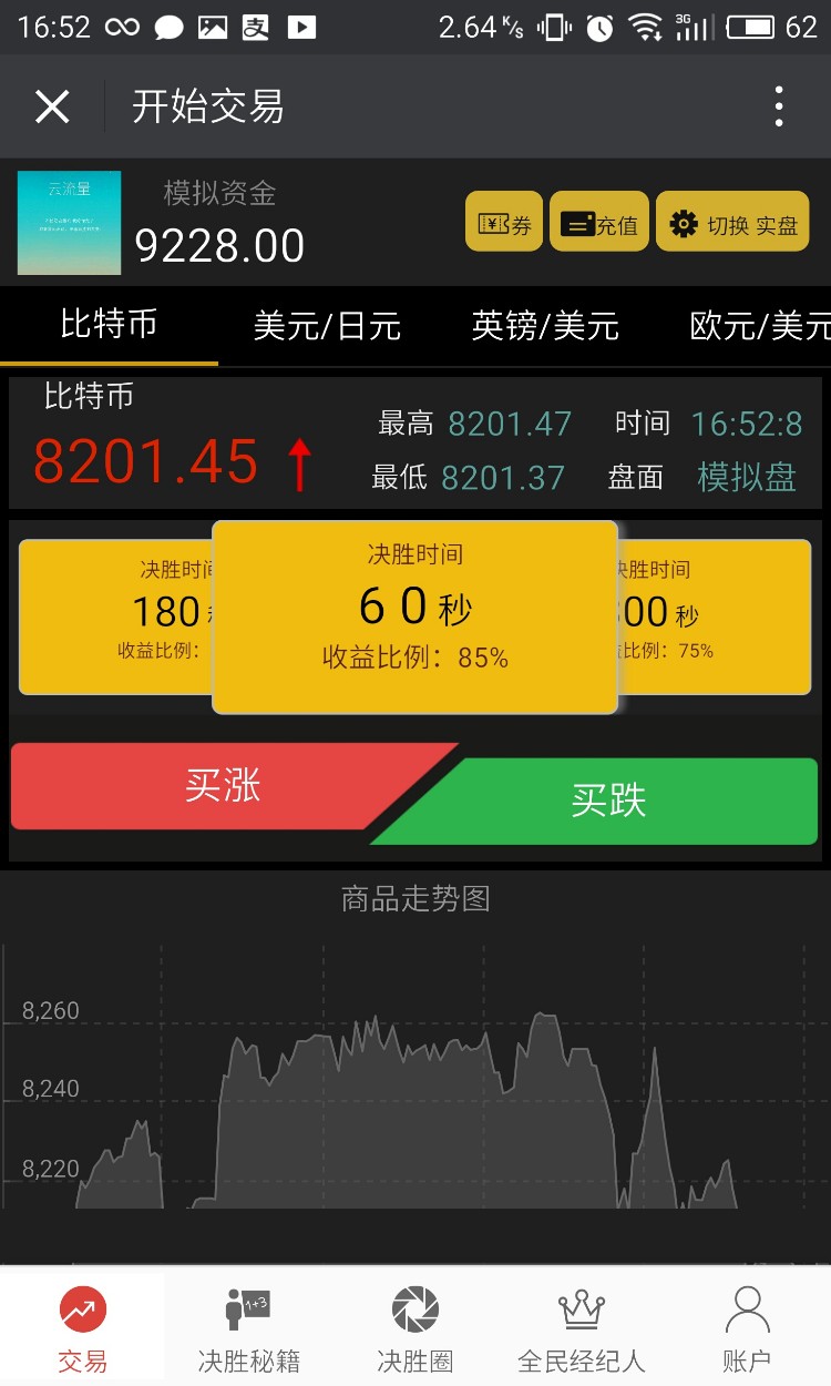 PHP微交易_决胜60秒_二元期权系统源码 运营版本带详细教程